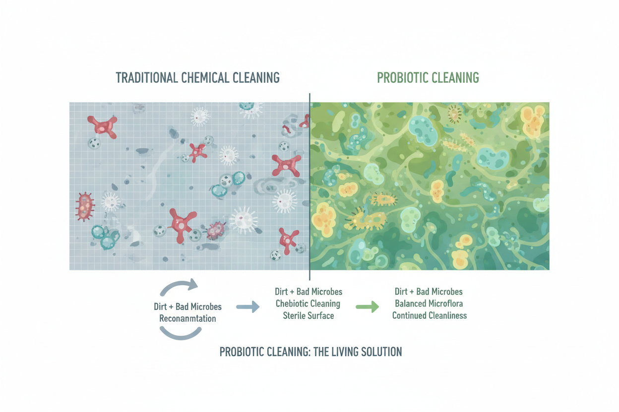 Probiotische Reinigung: So funktioniert die Zukunft des Putzens