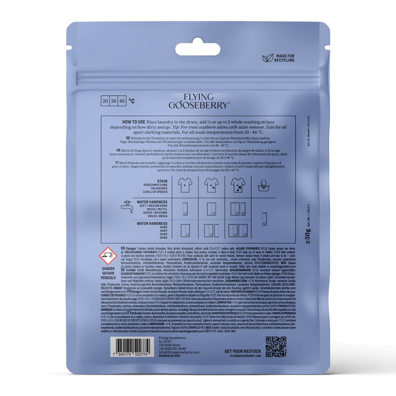 Sports Wash Waschstreifen